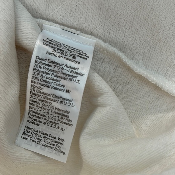 J. Crew Ivory Quilted Pullover - Picture 7 of 7